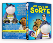 Um Gato de Sorte DVD-R AUTORADO  2024 Capas De Dvd grátis