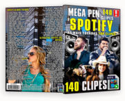 Mega Pen - SPOTIFY As Mais Tocadas Top Clipes (140C) – CdMp4, 2024 Capas De Dvd grátis