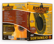 KARAOKE BRASIL SERTANEJO VOL.1 DVD-R AUTORADO 2025